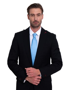 Corbata Pineda Covalin regular de seda estampada para hombre