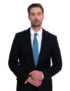 Corbata Pineda Covalin regular de seda estampada para hombre