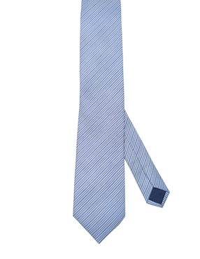 Corbata Original Penguin regular de seda estampado a rayas para hombre