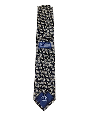 Corbata Original Penguin regular de seda estampado floral para hombre