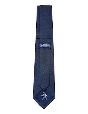 Corbata Original Penguin regular de seda estampado floral para hombre