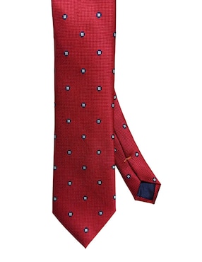 Corbata JBE regular de seda estampado floral para hombre