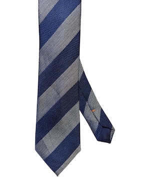 Corbata JBE regular de seda estampado a rayas para hombre