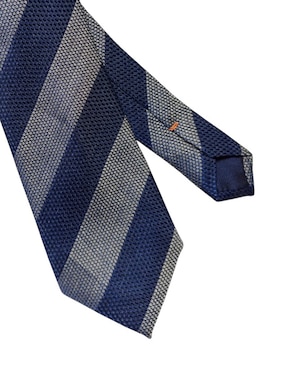 Corbata JBE regular de seda estampado a rayas para hombre