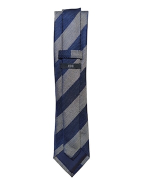 Corbata JBE regular de seda estampado a rayas para hombre