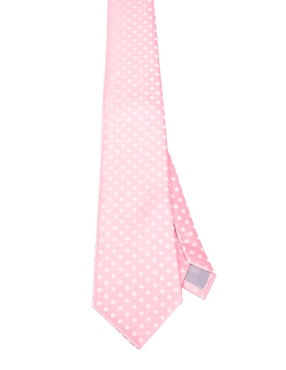 Corbata Jbe regular estampado lunares para hombre
