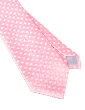 Corbata Jbe regular estampado lunares para hombre
