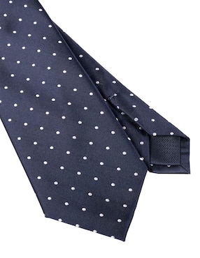 Corbata JBE regular estampado lunares para hombre