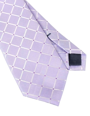Corbata JBE regular estampado a cuadros para hombre