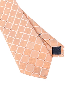 Corbata JBE regular estampado a cuadros para hombre