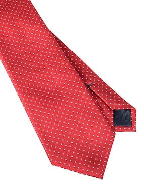 Corbata JBE regular estampado lunares para hombre