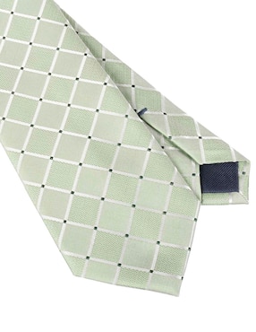 Corbata JBE regular estampado a cuadros para hombre
