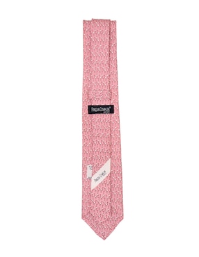 Corbata Pineda Covalin regular de seda estampado gráfico para hombre