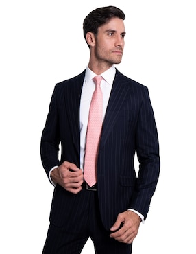 Corbata Pineda Covalin regular de seda estampado gráfico para hombre