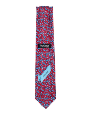 Corbata Pineda Covalin regular de seda estampado gráfico para hombre