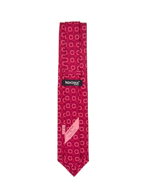 Corbata Pineda Covalin regular de seda estampado gráfico para hombre