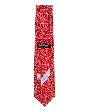 Corbata Pineda Covalin regular de seda estampado gráfico para hombre