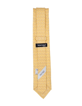 Corbata Pineda Covalin regular de seda estampado gráfico para hombre