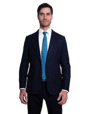 Corbata Pineda Covalin regular de seda estampado gráfico para hombre