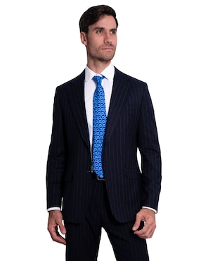 Corbata Pineda Covalin regular de seda estampado gráfico para hombre