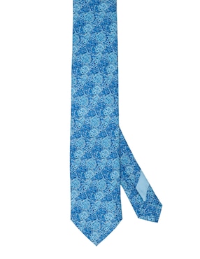 Corbata Pineda Covalin regular de seda estampada para hombre