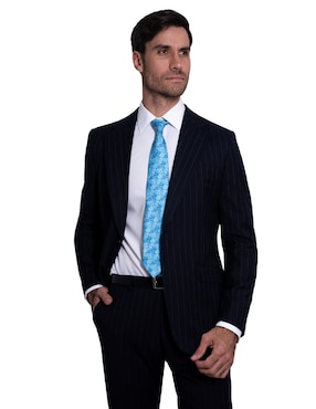 Corbata Pineda Covalin regular de seda estampada para hombre