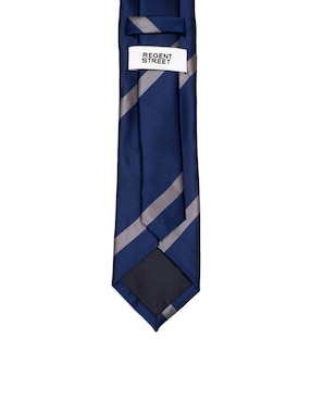 Corbata Regent Street regular estampado a rayas para hombre