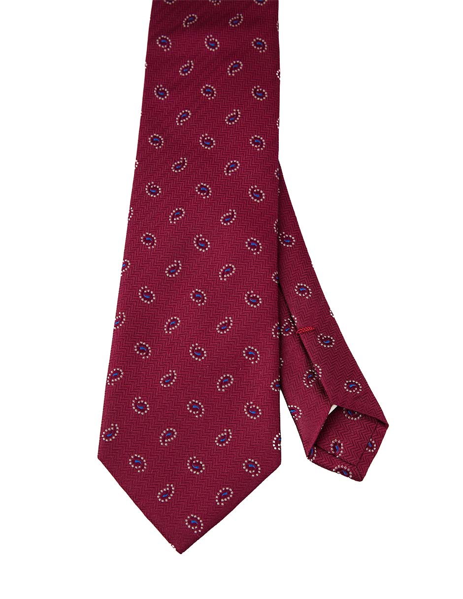 Corbata regular estampado macroprint para hombre
