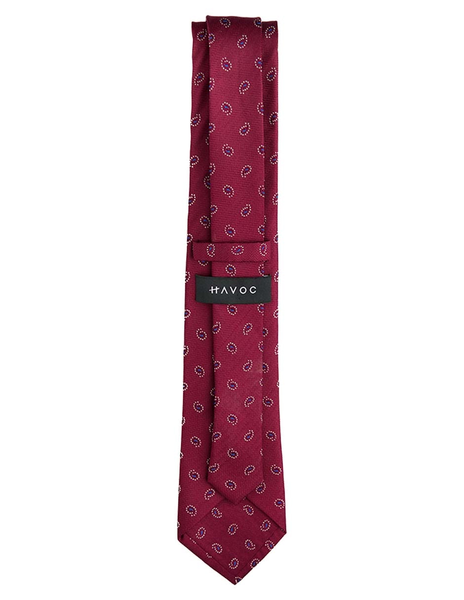 Corbata regular estampado macroprint para hombre 2