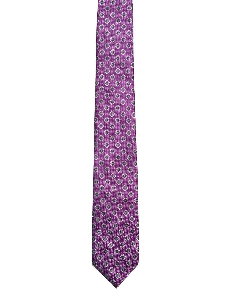 Corbata John Henry regular bugambilia con diseño |