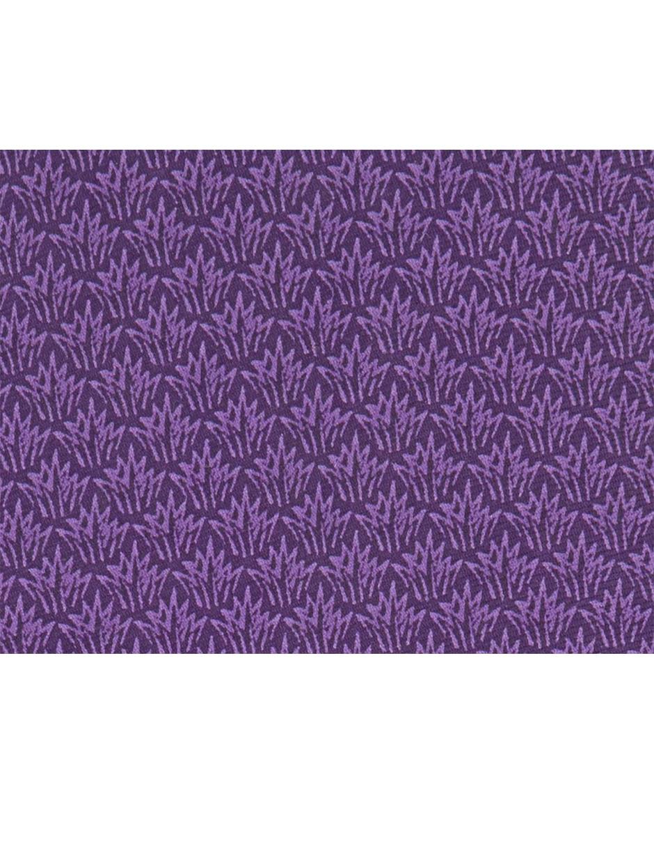 Corbata slim seda morada estampada 2