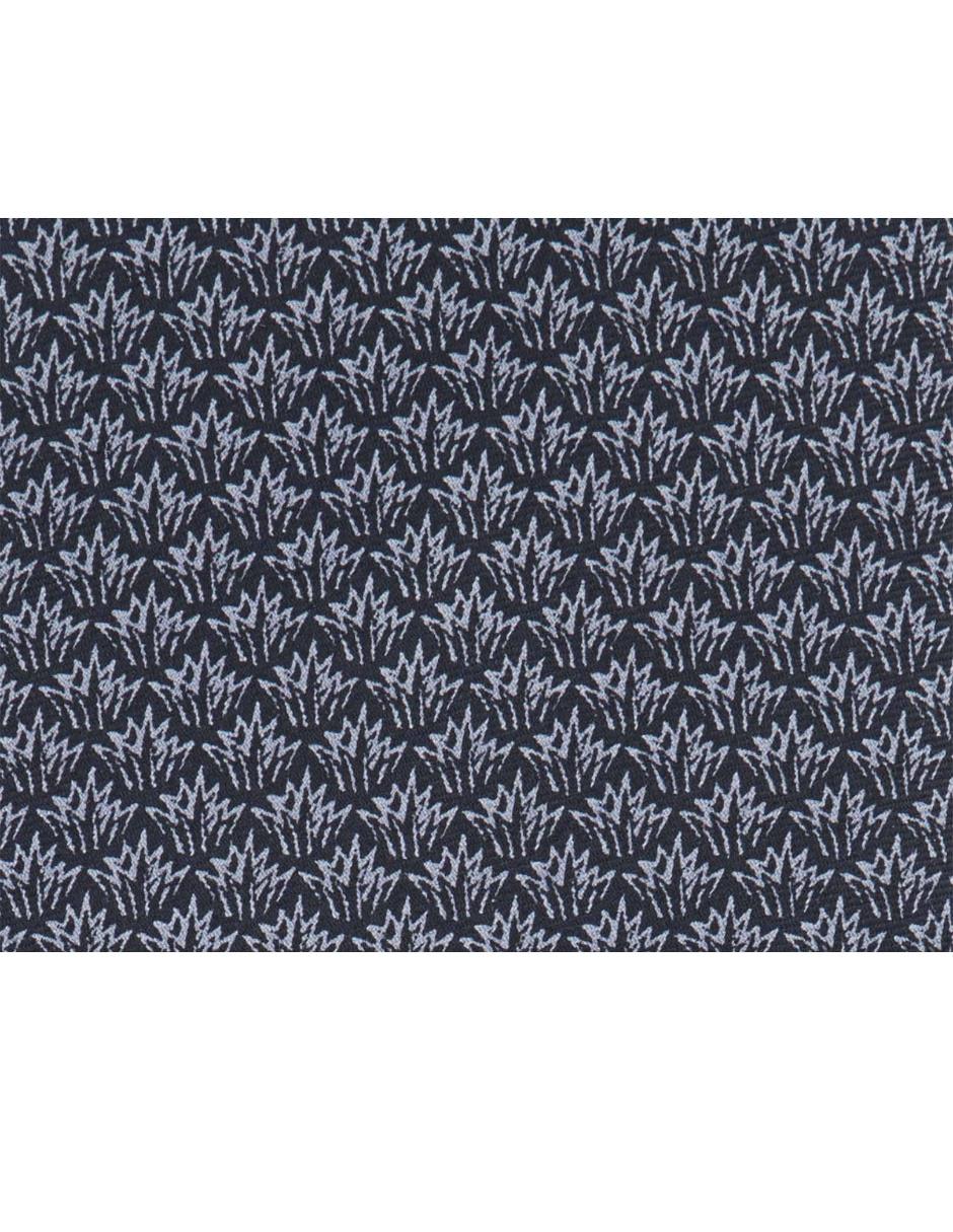Corbata slim seda negra estampada 3