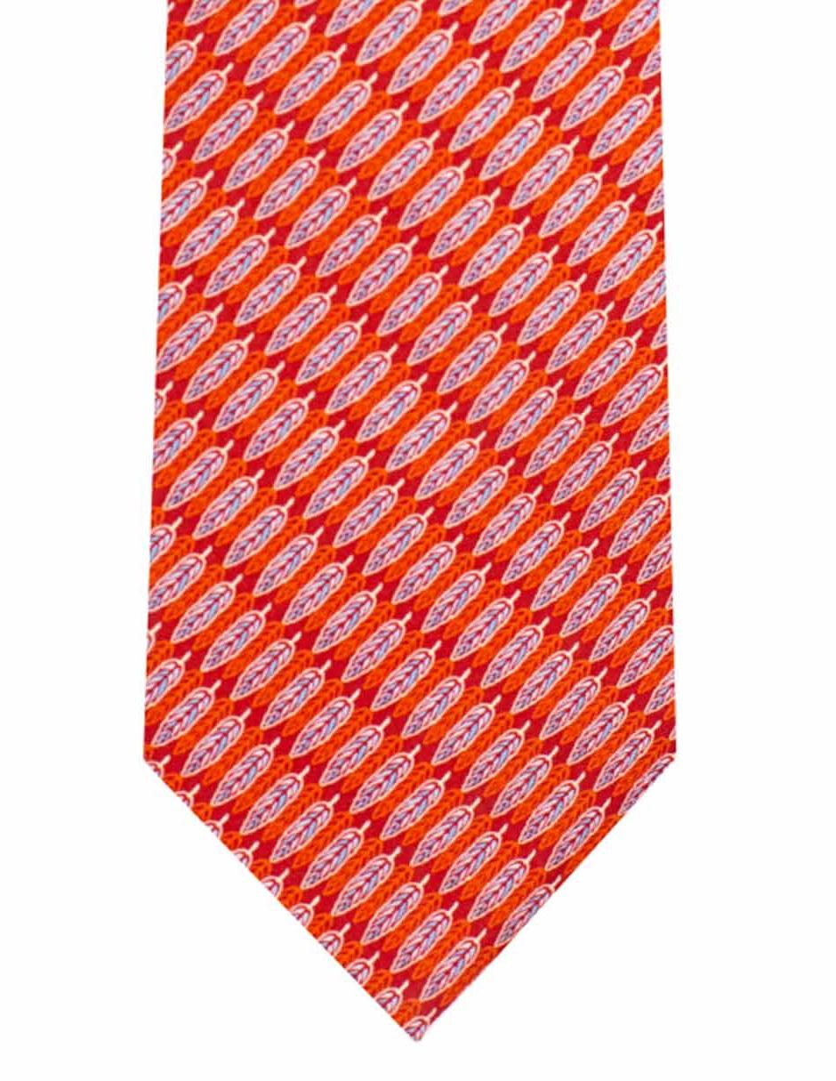 Corbata regular seda con diseño gráfico 3