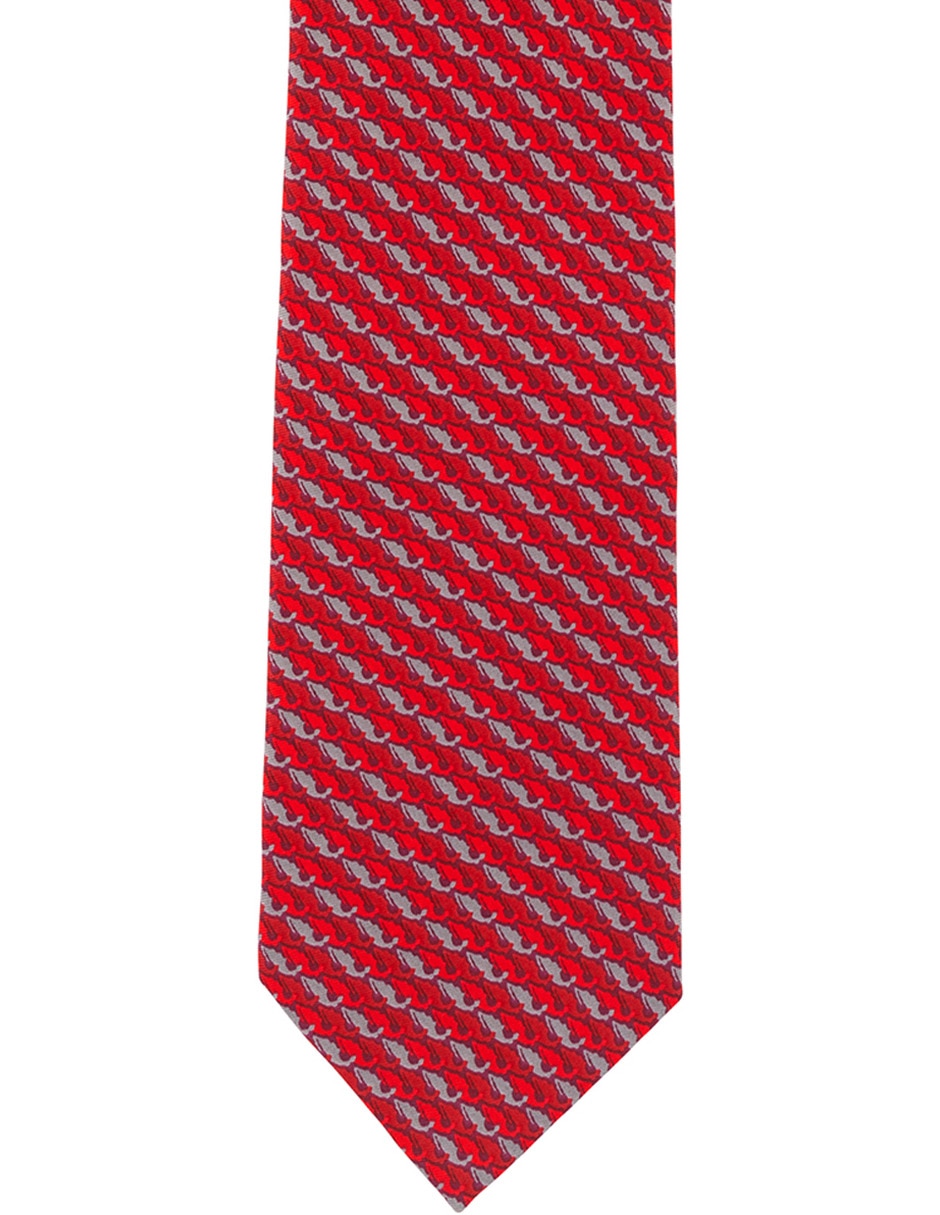 Corbata regular de seda para hombre