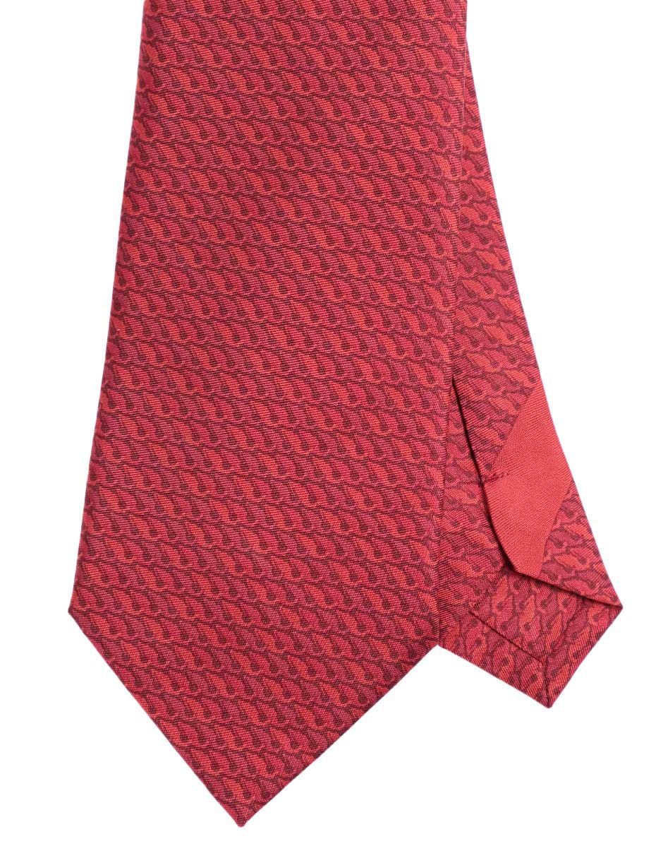 Corbata regular de seda estampada para hombre 3