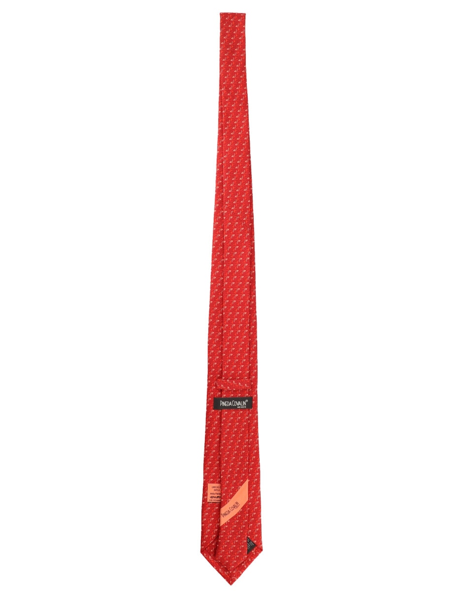 Corbata regular de seda estampada para hombre 2