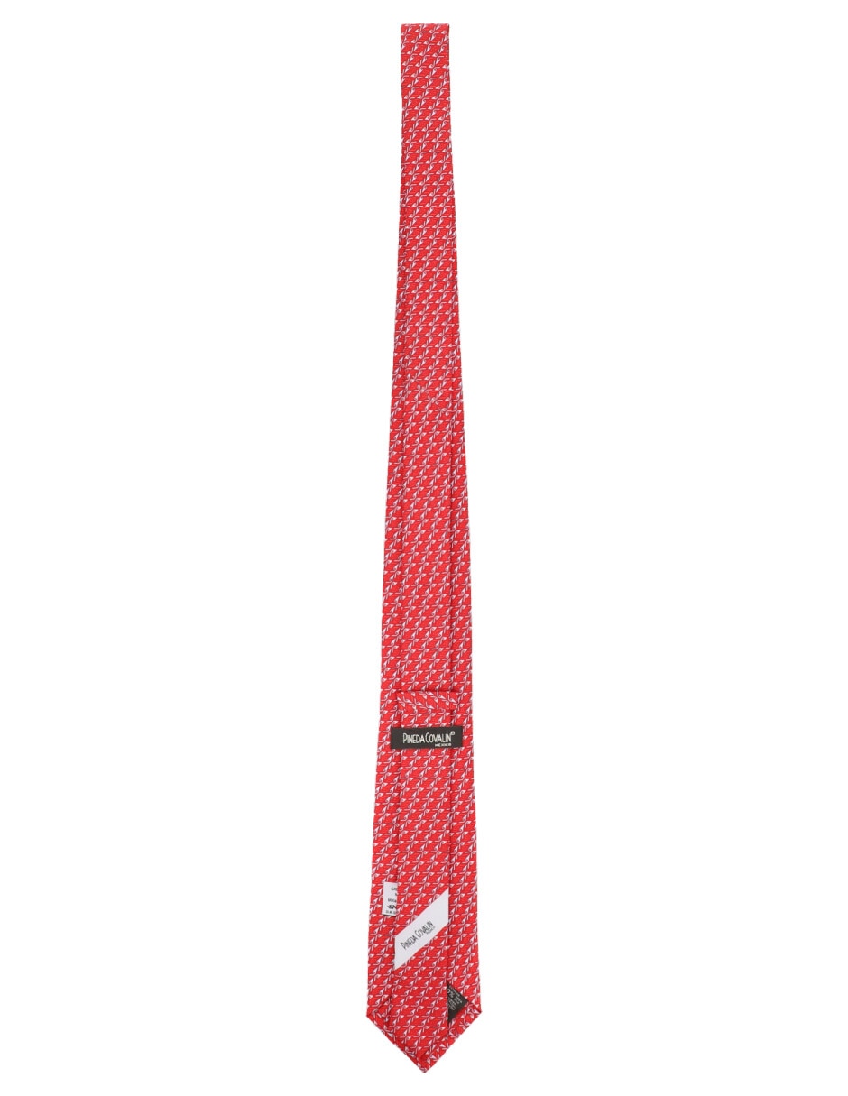 Corbata regular de seda estampada para hombre 2