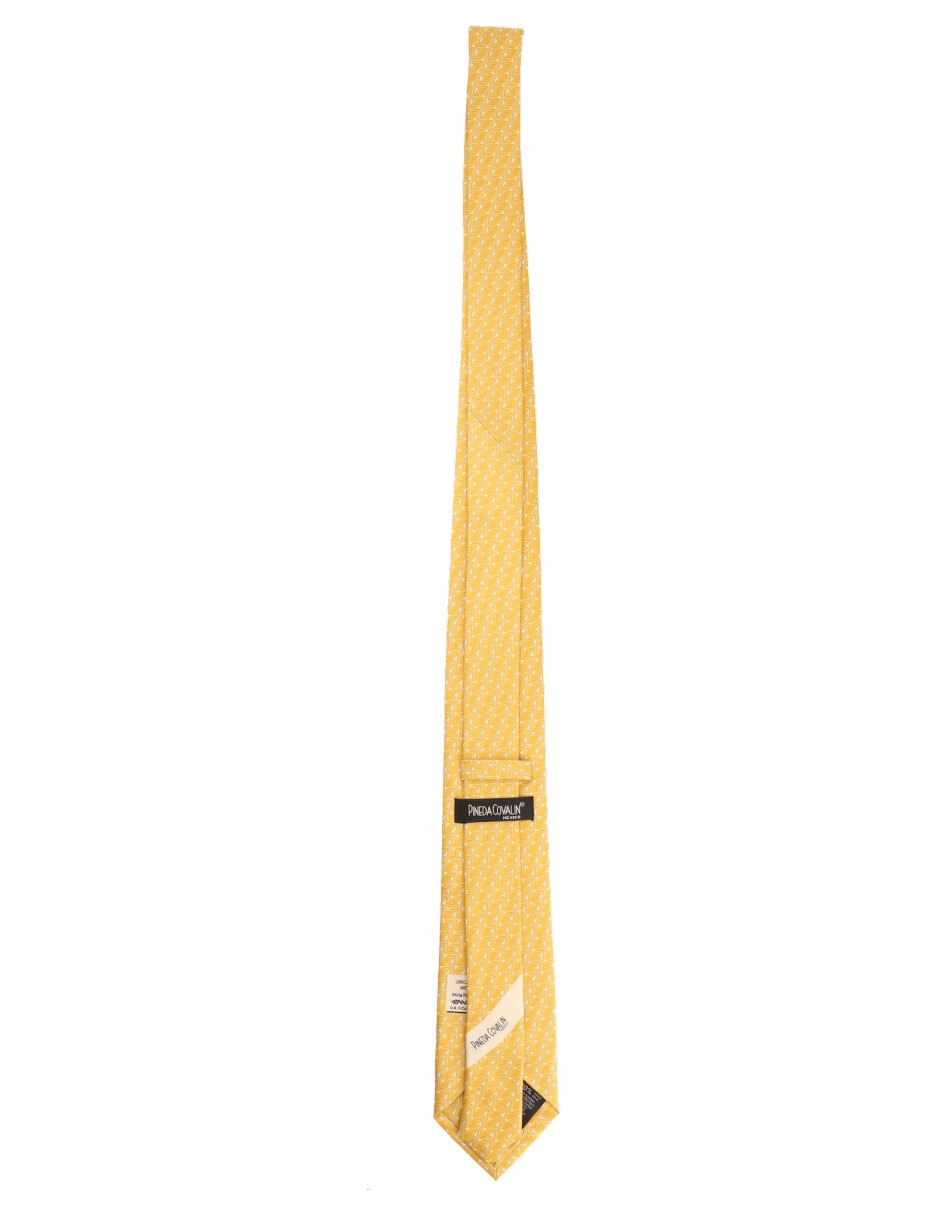 Corbata regular de seda estampada para hombre 2