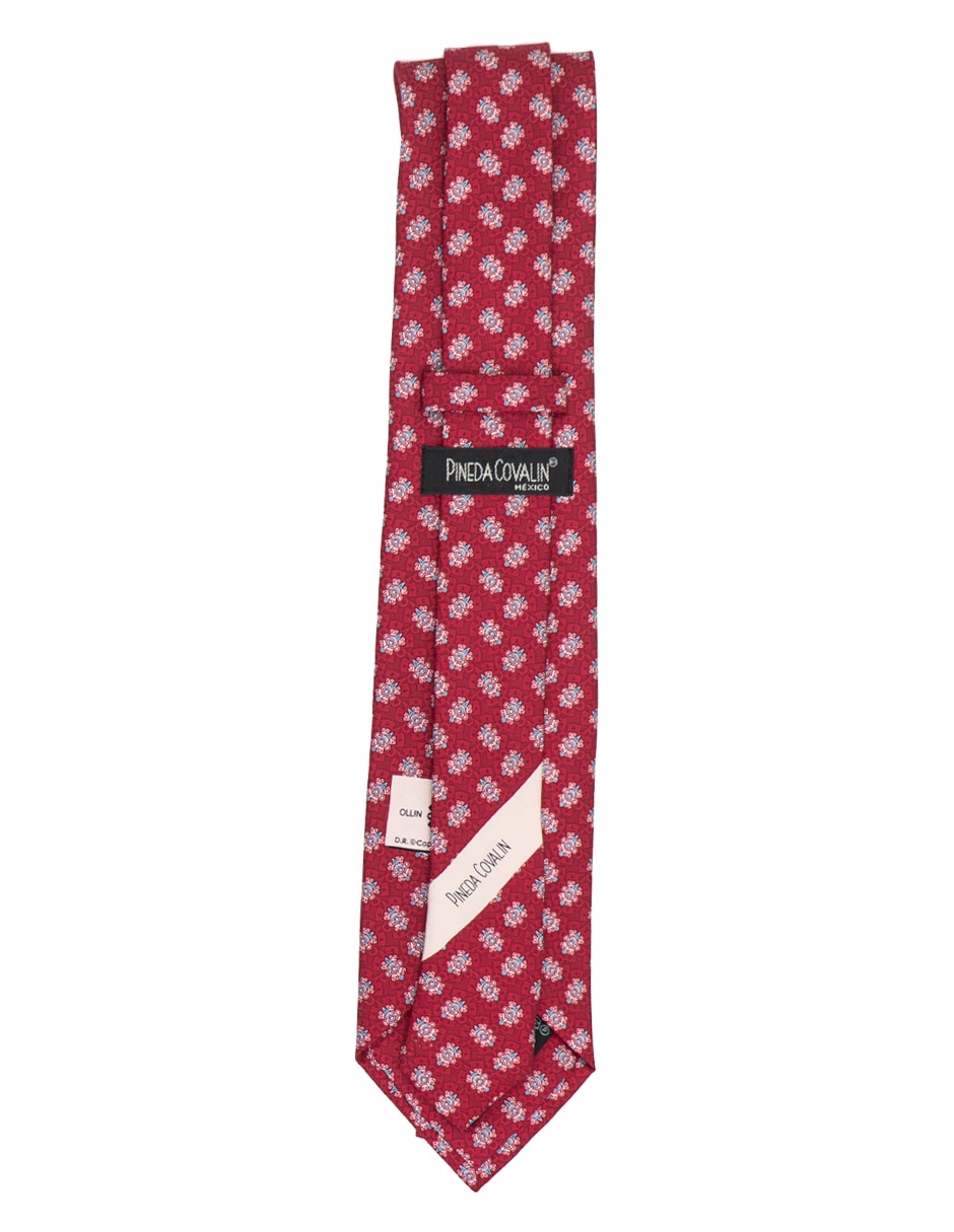 Corbata regular de seda estampada para hombre 2