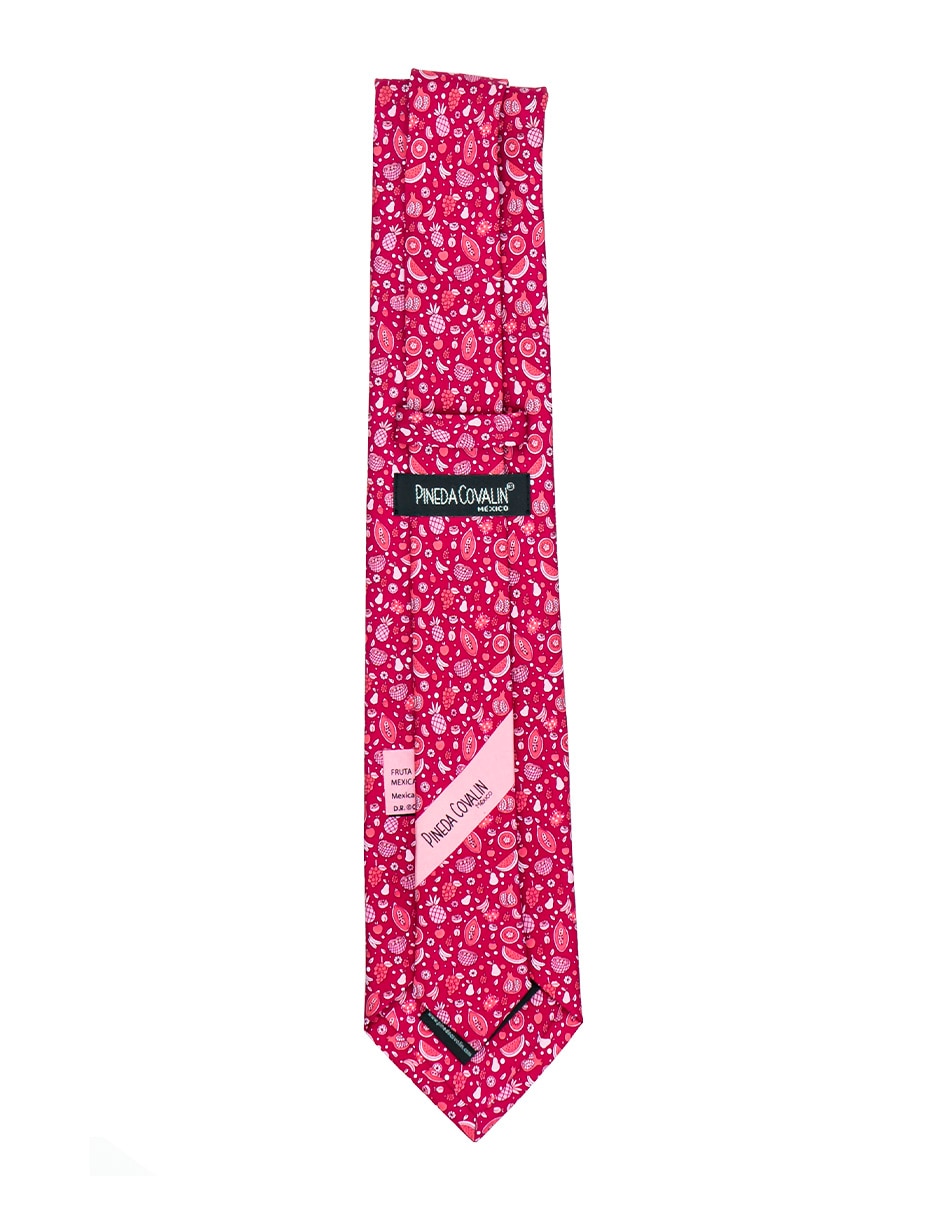 Corbata regular de seda estampada para hombre 2