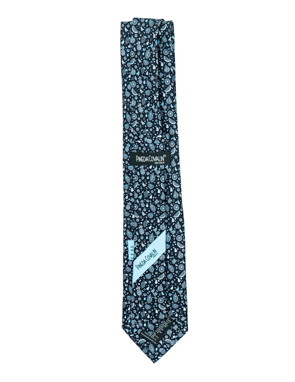 Corbata regular de seda estampada para hombre 2