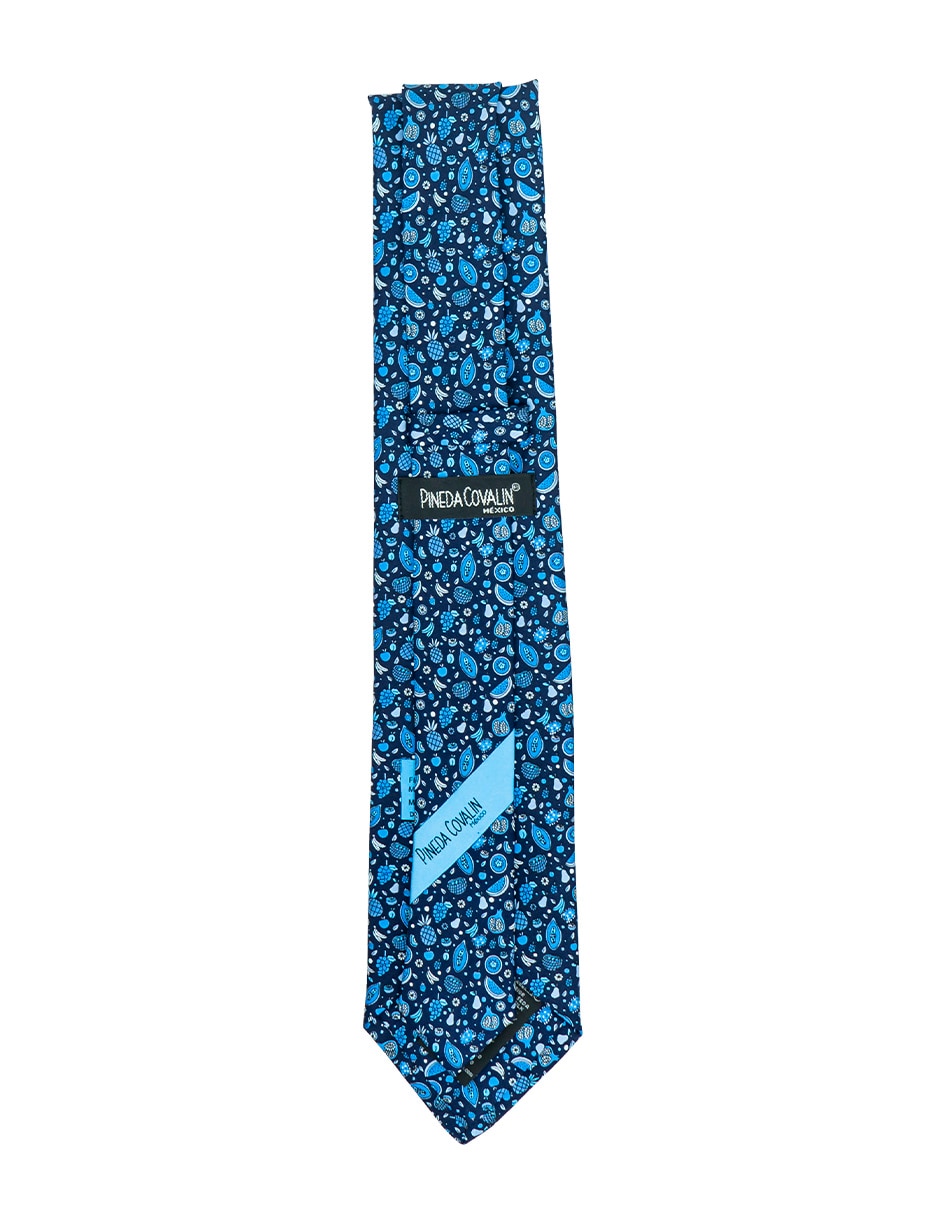 Corbata regular de seda estampada para hombre 2