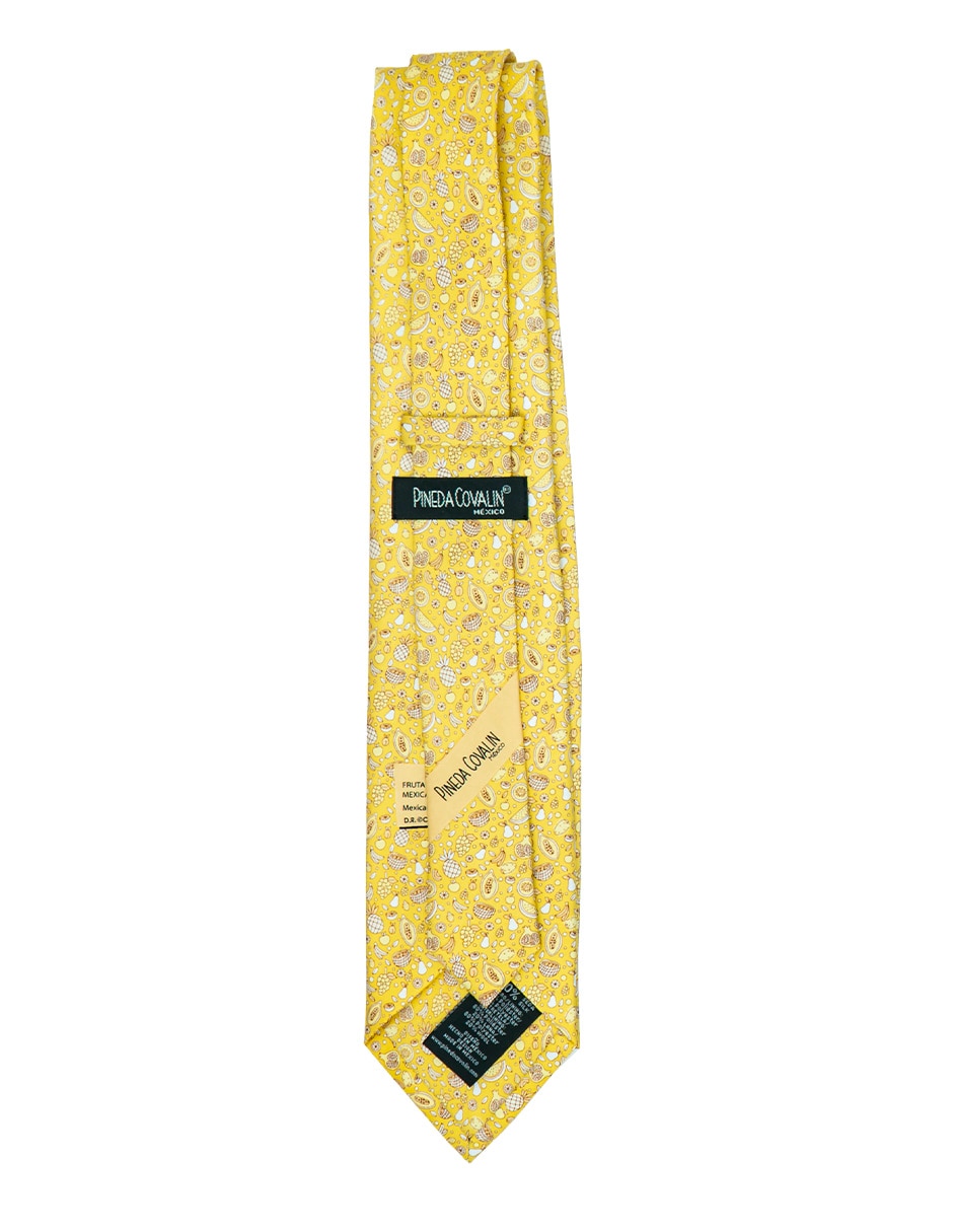 Corbata regular de seda estampada para hombre 2