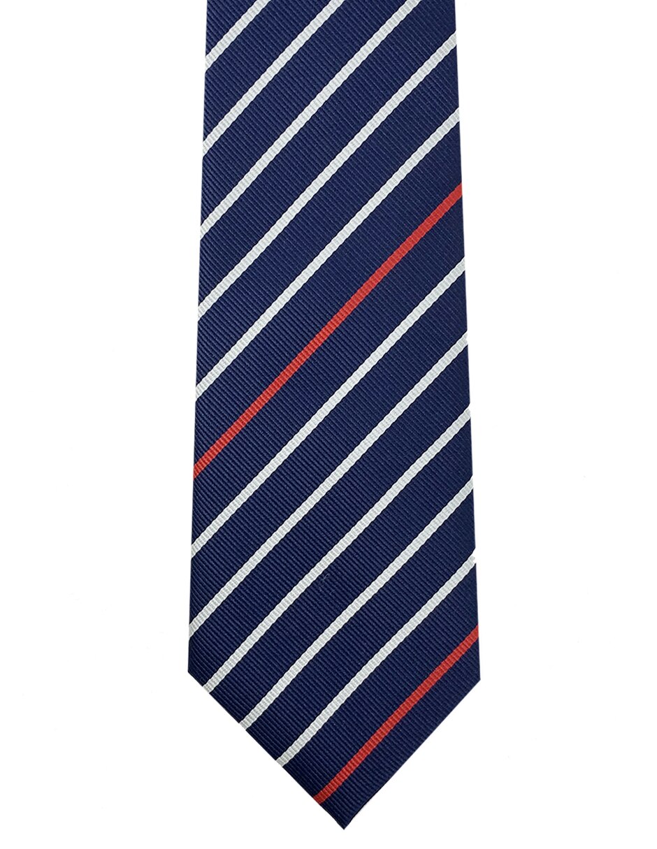 Corbata regular estampado a rayas para Hombre 1