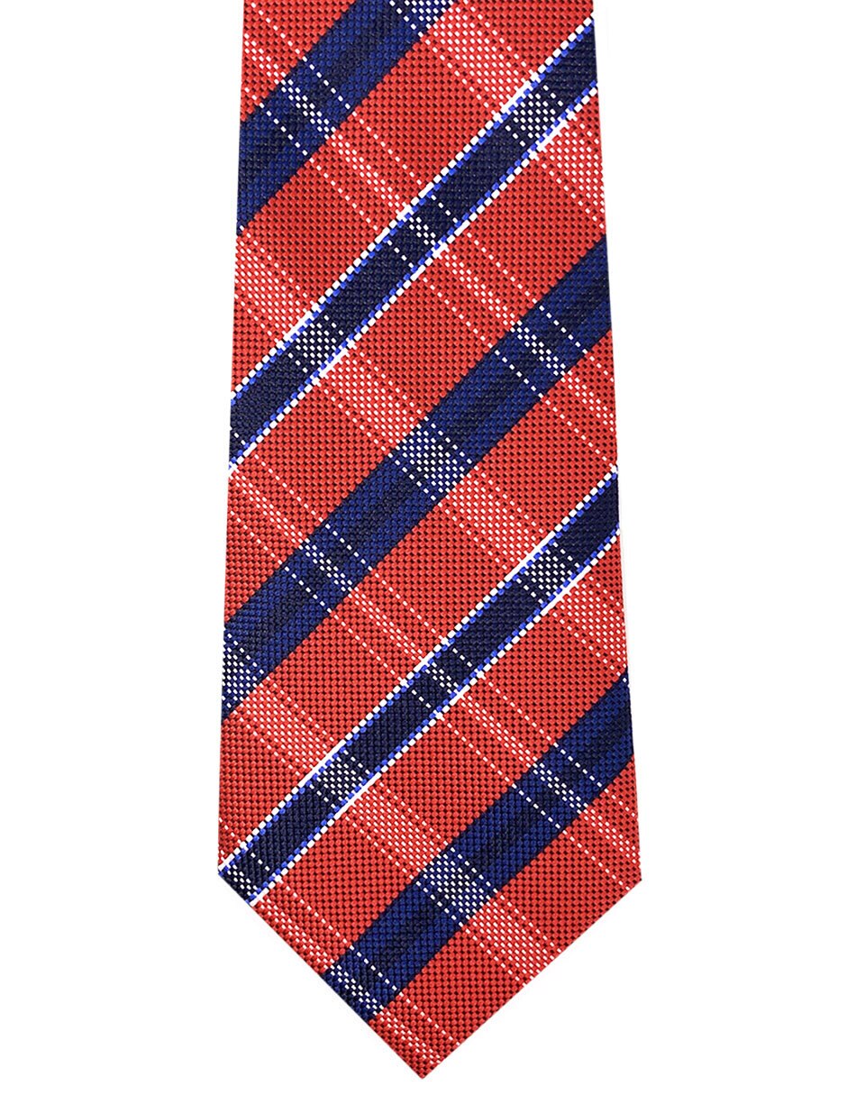 Corbata regular estampado a rayas para Hombre 1