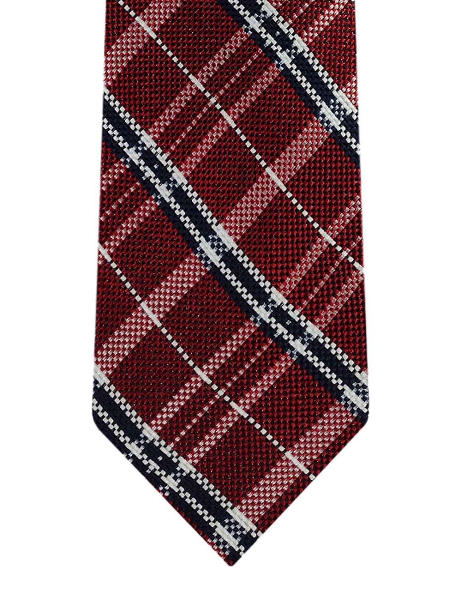 Corbata regular estampado a cuadros para Hombre 1