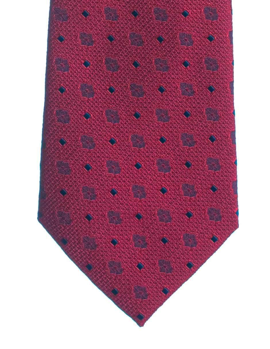 Corbata regular estampado geométrico para hombre 1