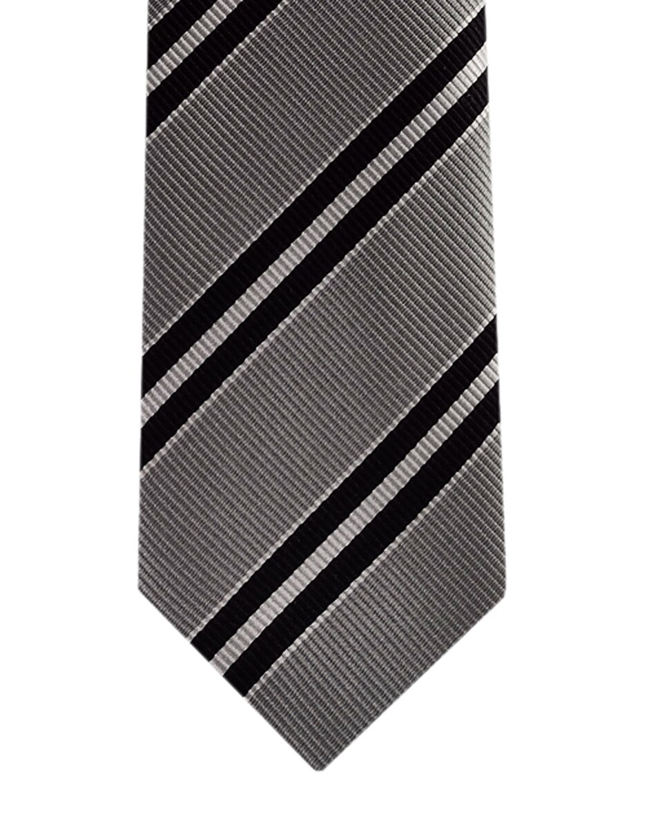 Corbata regular estampado a rayas para Hombre 1