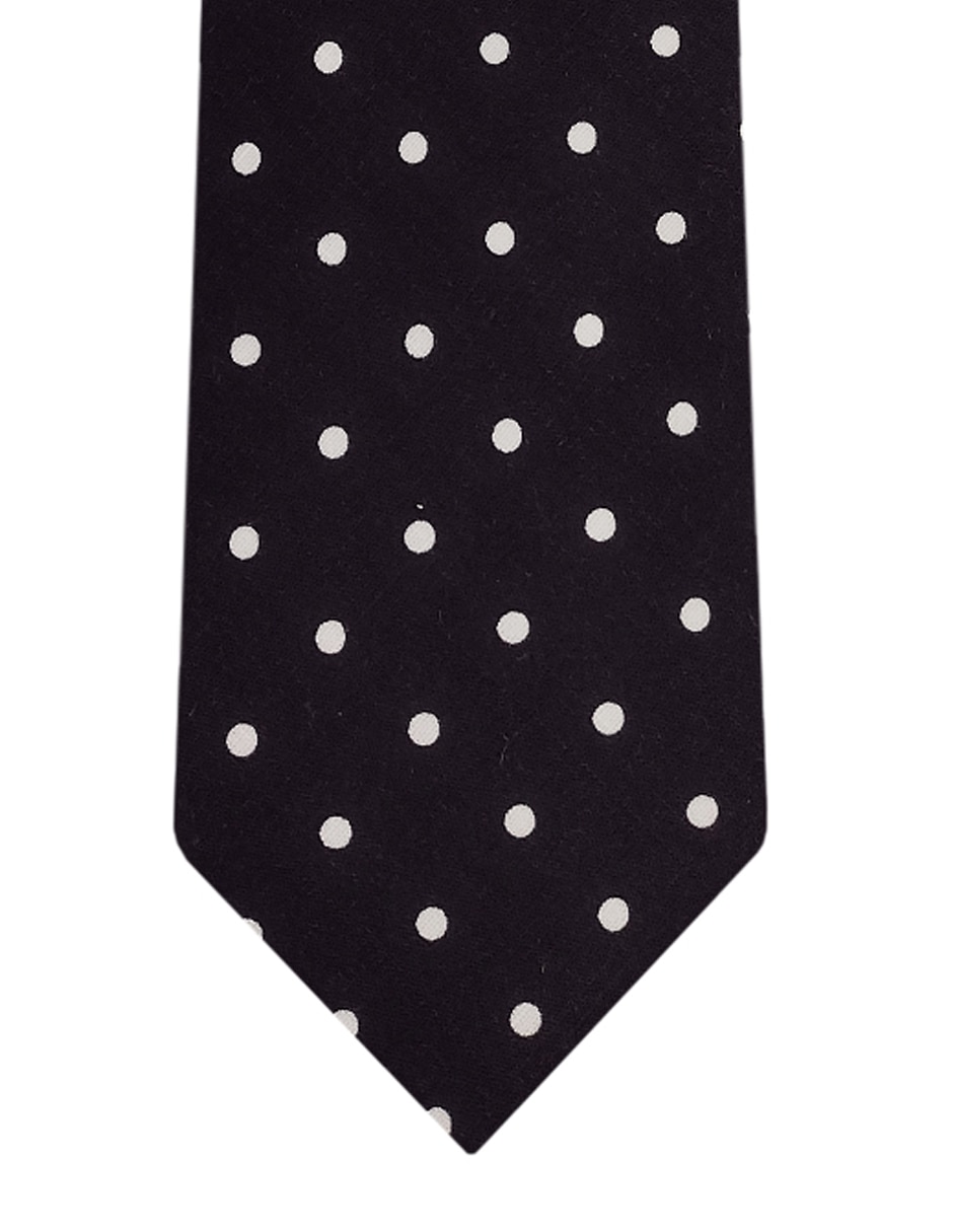 Corbata regular estampado lunares para Hombre 1