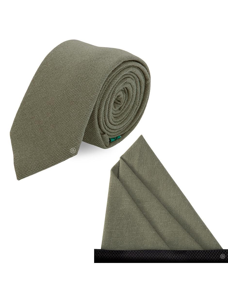 Set de corbata y pañuelo slim estampado jaspeado para hombre Set de corbata y pañuelo slim estampado jaspeado para hombre